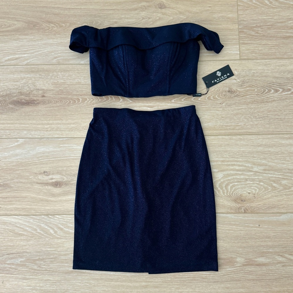 NWT Sparkly Blue Set